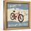 Bicycle Vintage Poster-radubalint-Framed Stretched Canvas