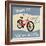 Bicycle Vintage Poster-radubalint-Framed Art Print