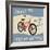 Bicycle Vintage Poster-radubalint-Framed Art Print