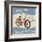 Bicycle Vintage Poster-radubalint-Framed Art Print