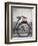 Bicycle with weathered basket-Jenny Elia Pfeiffer-Framed Photographic Print