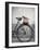 Bicycle with weathered basket-Jenny Elia Pfeiffer-Framed Photographic Print