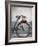 Bicycle with weathered basket-Jenny Elia Pfeiffer-Framed Photographic Print