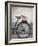 Bicycle with weathered basket-Jenny Elia Pfeiffer-Framed Photographic Print