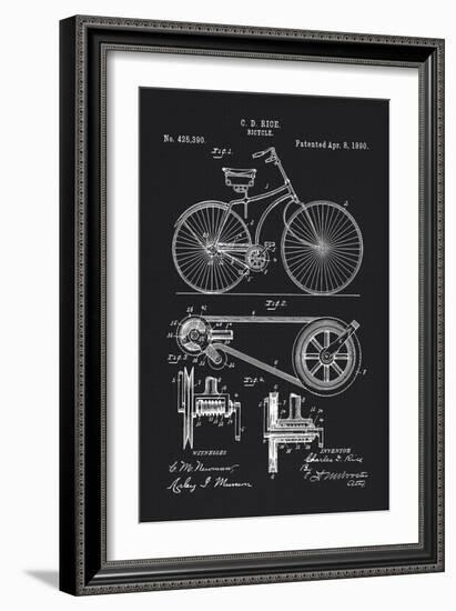 Bicycle-Tina Lavoie-Framed Giclee Print