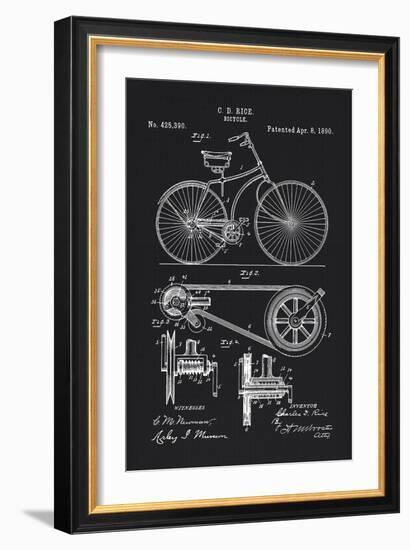 Bicycle-Tina Lavoie-Framed Giclee Print