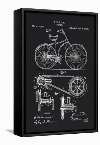 Bicycle-Tina Lavoie-Framed Premier Image Canvas