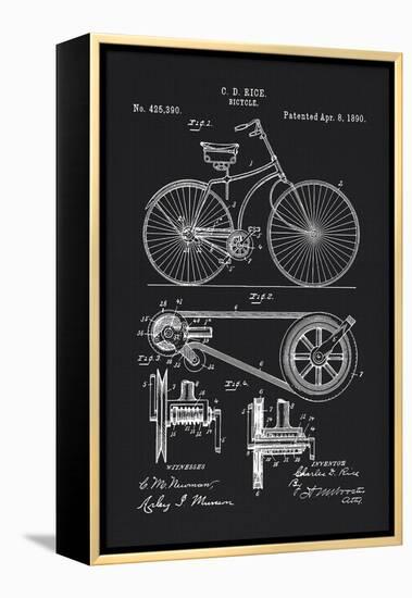 Bicycle-Tina Lavoie-Framed Premier Image Canvas