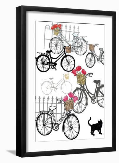 Bicycles, 2013-Anna Platts-Framed Giclee Print