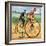 Bicycles Down the Ages. the Penny Farthing-Peter Jackson-Framed Giclee Print