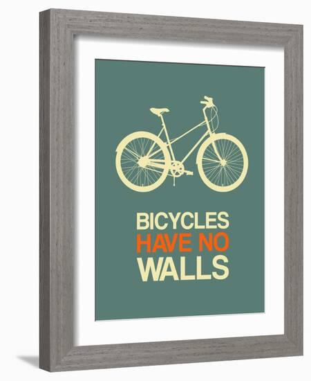 Bicycles Have No Walls 3-NaxArt-Framed Art Print