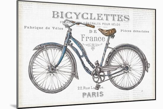 Bicycles II-Daphne Brissonnet-Mounted Art Print