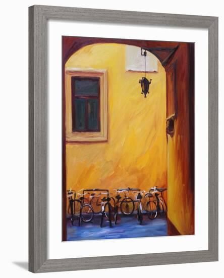 Bicycles II-Pam Ingalls-Framed Giclee Print