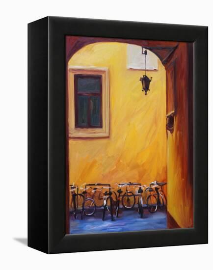 Bicycles II-Pam Ingalls-Framed Premier Image Canvas