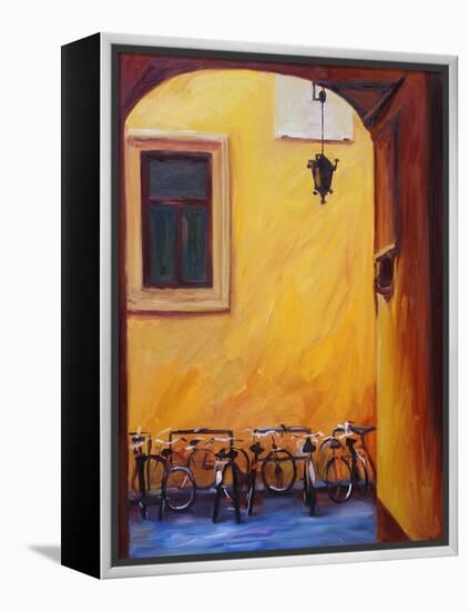 Bicycles II-Pam Ingalls-Framed Premier Image Canvas