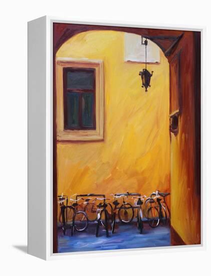 Bicycles II-Pam Ingalls-Framed Premier Image Canvas