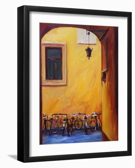 Bicycles II-Pam Ingalls-Framed Giclee Print