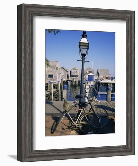 Bicycles, Nantucket, Massachusetts, New England, USA-Ken Gillham-Framed Photographic Print