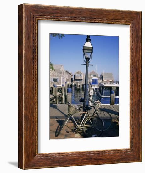 Bicycles, Nantucket, Massachusetts, New England, USA-Ken Gillham-Framed Photographic Print