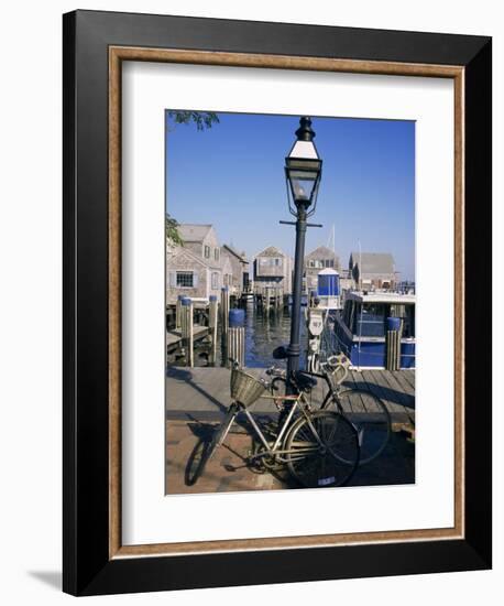 Bicycles, Nantucket, Massachusetts, New England, USA-Ken Gillham-Framed Photographic Print