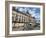 Bicycles parked in front of the Magasin du Nord department store, Copenhagen, Denmark, Scandinavia-Jean Brooks-Framed Photographic Print