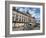 Bicycles parked in front of the Magasin du Nord department store, Copenhagen, Denmark, Scandinavia-Jean Brooks-Framed Photographic Print