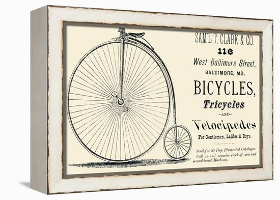 Bicycles, Tricycles, and Velocipedes-null-Framed Stretched Canvas