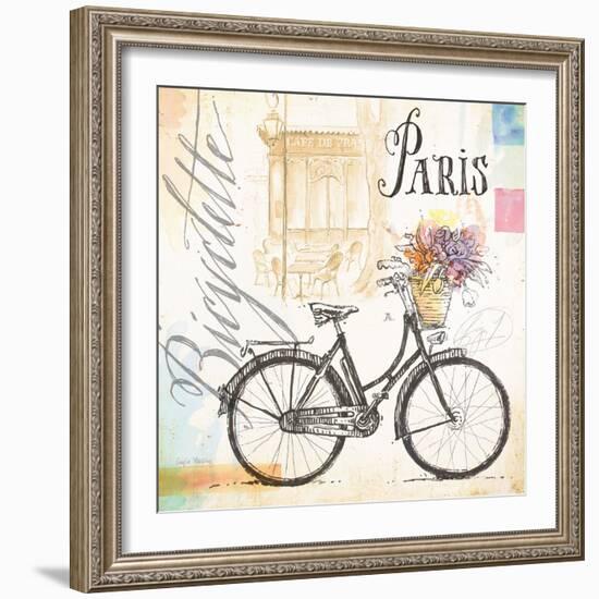 Bicyclette Sketchbook-Angela Staehling-Framed Art Print