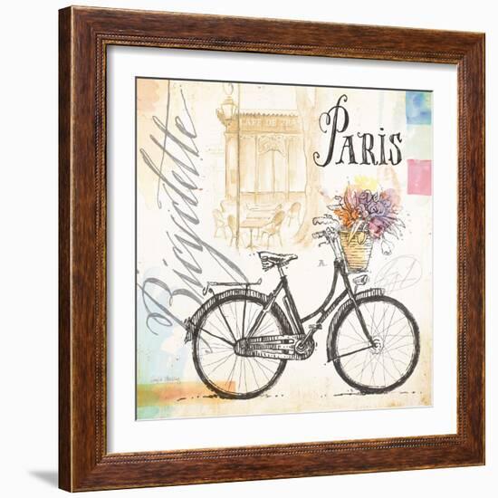 Bicyclette Sketchbook-Angela Staehling-Framed Art Print