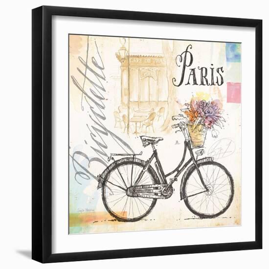 Bicyclette Sketchbook-Angela Staehling-Framed Art Print