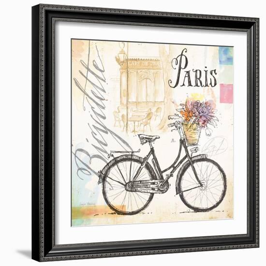 Bicyclette Sketchbook-Angela Staehling-Framed Art Print