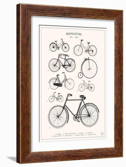 Bicyclettes-Florent Bodart-Framed Giclee Print