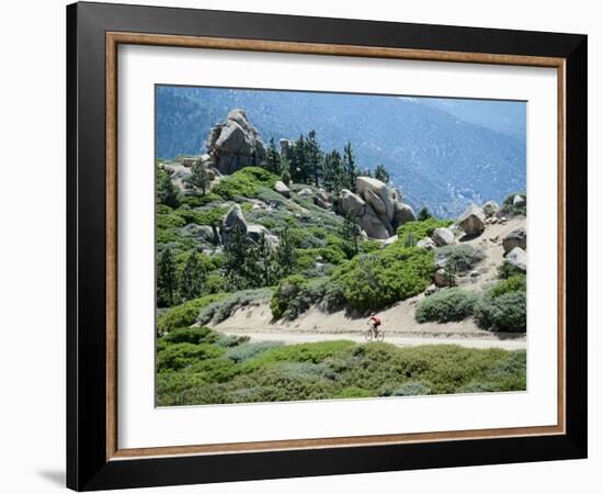 Bicycling in a Fabulous Landscape-null-Framed Photographic Print