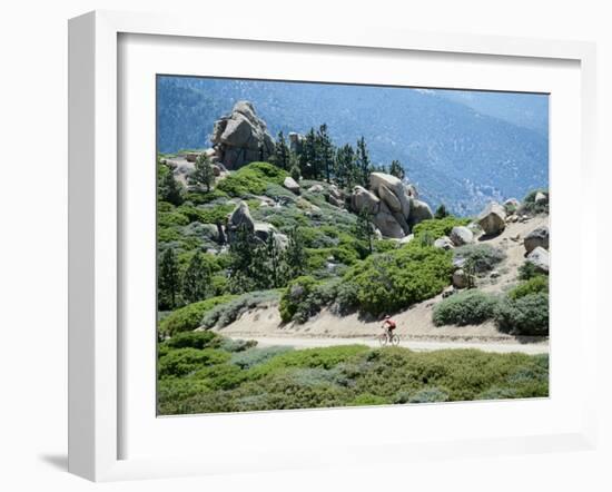 Bicycling in a Fabulous Landscape-null-Framed Photographic Print