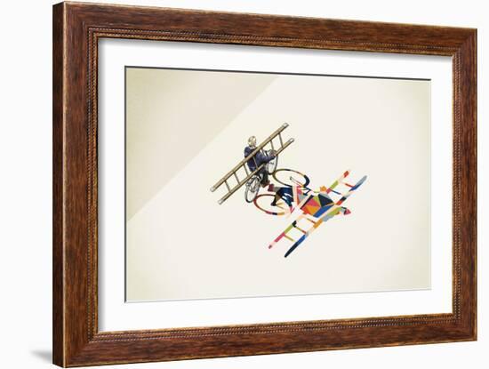 Bicyclist-Jason Ratliff-Framed Giclee Print