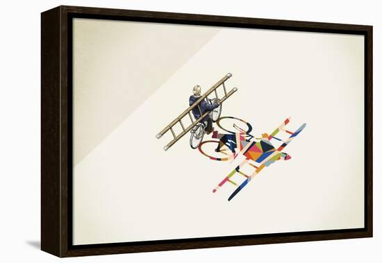 Bicyclist-Jason Ratliff-Framed Premier Image Canvas