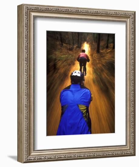 Bicyclists Perspective-Chuck Haney-Framed Photographic Print