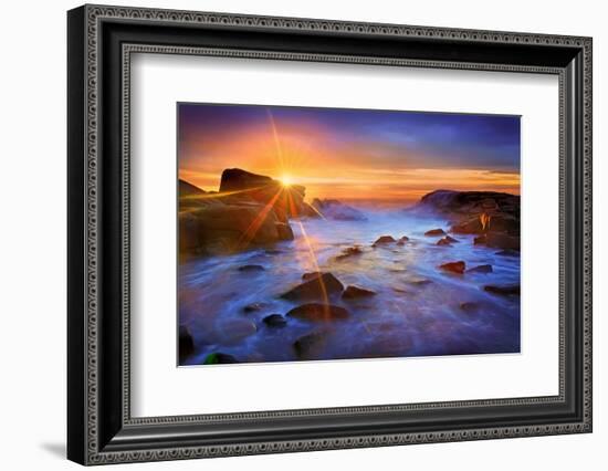Biddeford Sunrise-Patrick Zephyr-Framed Photographic Print