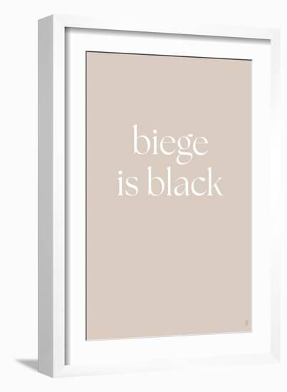 Biege is Black-Anne-Marie Volfova-Framed Giclee Print