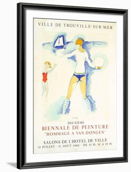 Biennale de peinture-Kees van Dongen-Framed Premium Edition
