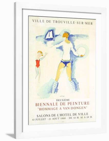 Biennale de peinture-Kees van Dongen-Framed Premium Edition