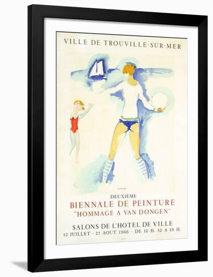 Biennale de peinture-Kees van Dongen-Framed Premium Edition