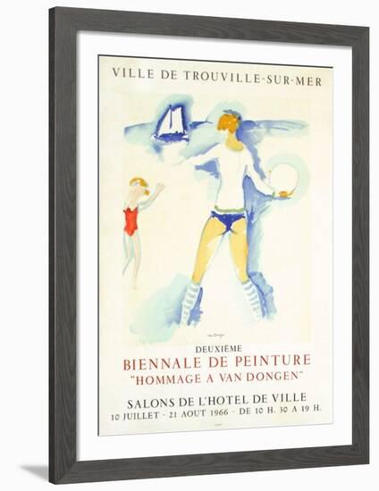 Biennale de peinture-Kees van Dongen-Framed Premium Edition