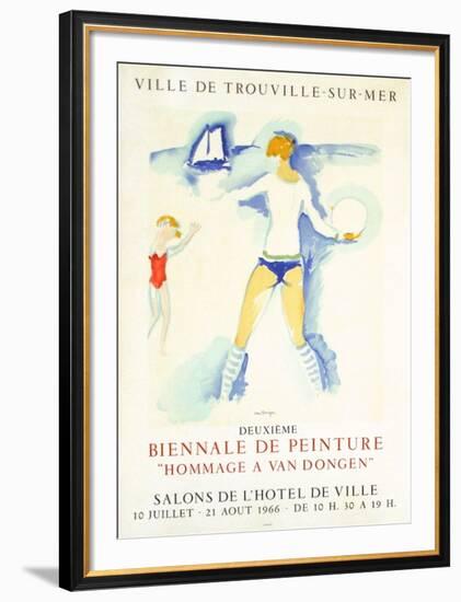 Biennale de peinture-Kees van Dongen-Framed Premium Edition