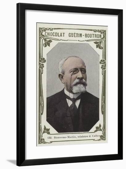 Bienvenu-Martin, Ministre Des Cultes-null-Framed Giclee Print