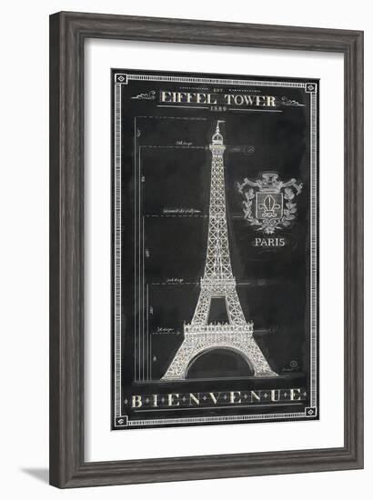 Bienvenue Paris!-Chad Barrett-Framed Art Print