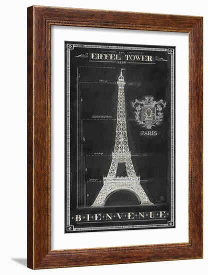 Bienvenue Paris!-Chad Barrett-Framed Art Print