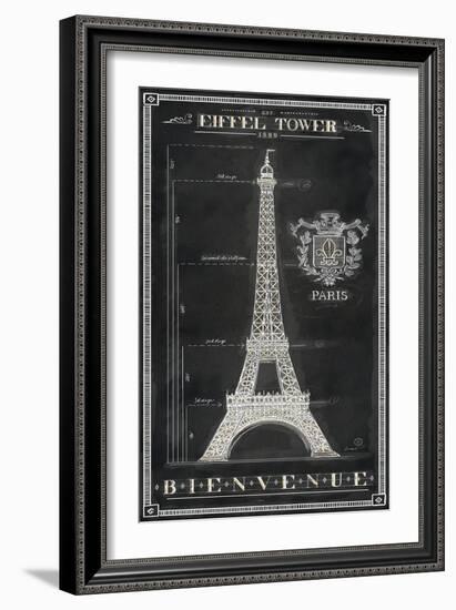 Bienvenue Paris!-Chad Barrett-Framed Art Print