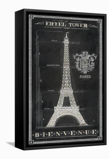 Bienvenue Paris!-Chad Barrett-Framed Stretched Canvas