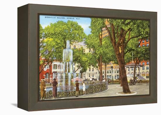 Bienville Square, Mobile, Alabama-null-Framed Stretched Canvas